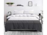Pościel bawełniana Bilebaw 140x200 Bianco Nero – eleganckie paski
